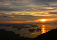 亀老山展望公園にて。