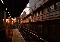 夕方のプラットホーム②(フィルム)