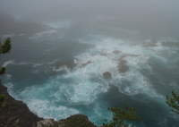 碁石海岸にて