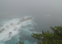 碁石海岸にて