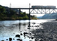 吉野川の河原から