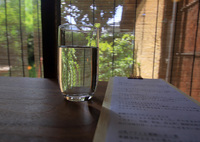 お品書きとお冷