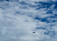 このあいだの我が家上空　青雲