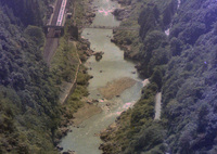 山陰線時代の保津峡駅