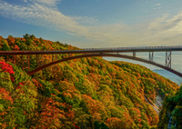 福島で秋探し１　不動沢橋