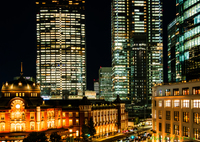 丸ビルから東京夜景..