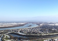 石狩川と千歳川