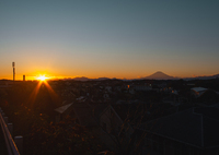 町内の日没
