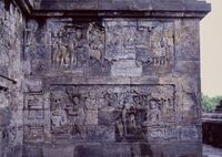 ボロブドゥールのレリーフ-14