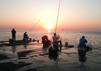 夜明けの釣り場