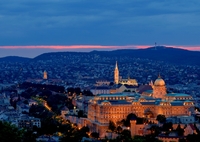 ブダ王宮とブダの街並み　Budapest