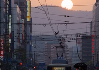 広電・夕景