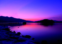 静寂　～湖畔の夜明け～