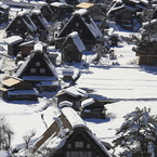 雪の白川郷を“切り撮る”