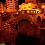 夜の眼鏡橋