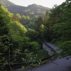 温泉宿への道
