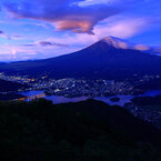 御坂黒岳から（ブルーアワー）