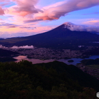 御坂黒岳から（紅色の空）1/2