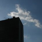 街の風景　空