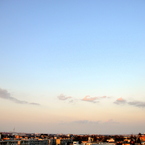 夕暮れ