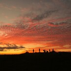 夕焼けに隠された不安