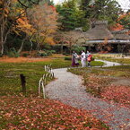 晩秋の庭園２