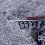 あいづ鉄道の雪景色！②