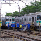 臨時列車出発準備完了！
