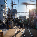 朝の通学風景