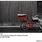 Red with black and white