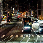 キラキラ信号待ち