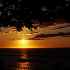 Sunset on Sea