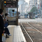 路面電車の走る街