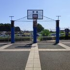 氏家駅の広場（8月30日）