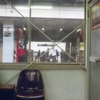香椎駅の待合室