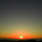 夕暮れの青空