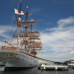 海の日の総帆展帆