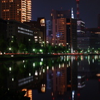 日比谷濠周辺の夜