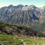 穂高岳全景