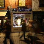 Shop window in Christmas