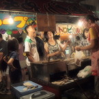 夜店、。