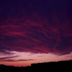 今日の夕景