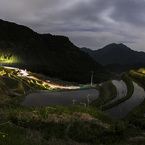 丸山千枚田とホタルの軌跡