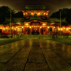 富岡八幡宮夜の輝き