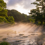 グダリ沼の朝景