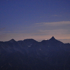 夜の槍ヶ岳