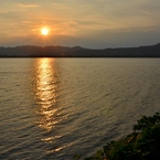 宮津湾の夕日