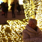 around the lights