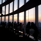 東京シティビューからの夕焼け　その１