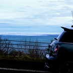 流氷とMINI